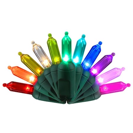 Celebrations Celebrations Platinum LED T5 Multicolored 50 ct String Christmas Lights 25 ft. RGBWWAT5A